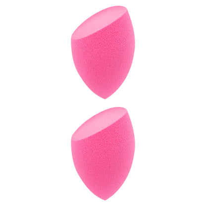 BLENDING SPONGE - 2 PC TEAR DROP W/ CUT (MUAVE)