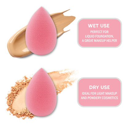 BLENDING SPONGE - 2 PC TEAR DROP (BLUSH PINK)