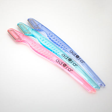 DELICATE EYEBROW RAZOR - ASSORTED COLOR(S) - 72PC / JAR – ADORO