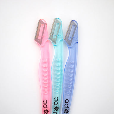 DELICATE EYEBROW RAZOR - ASSORTED COLOR(S) - 72PC / JAR – ADORO