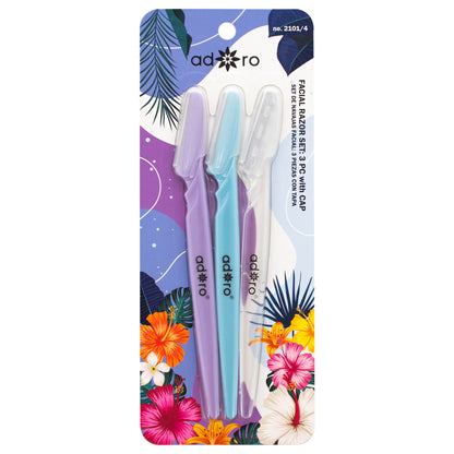 3PC EYEBROW RAZOR (LAVENDER FIELDS)