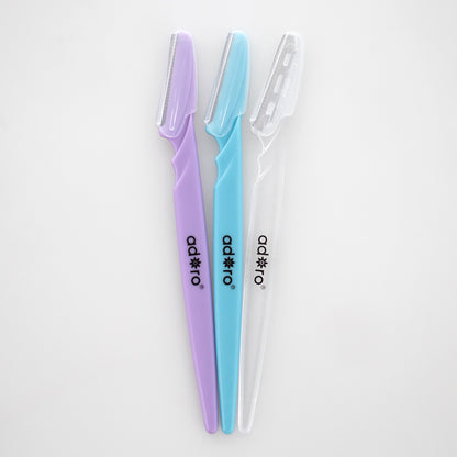 3PC EYEBROW RAZOR (TROPICAL SUN)