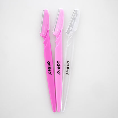 3PC EYEBROW RAZOR (TROPICAL SUN)