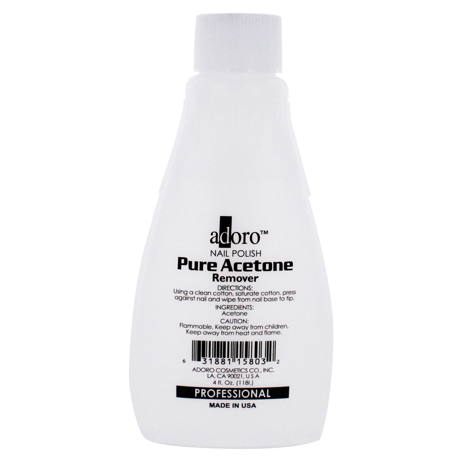 Pure Asitone Pure Acetone | Nail Tools | ADORO – ADORO COSMETICS