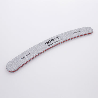 CURVE (BANANA) NAIL FILE ZEBRA GRIT 100/100 : 50PC/PACK