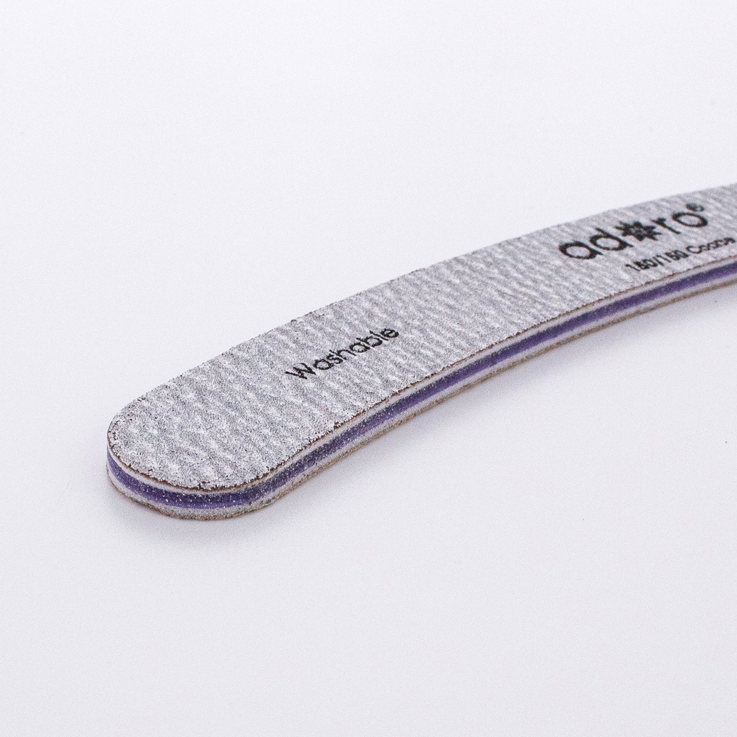 CURVE (BANANA) NAIL FILE ZEBRA GRIT 150/150 : 50PC/PACK