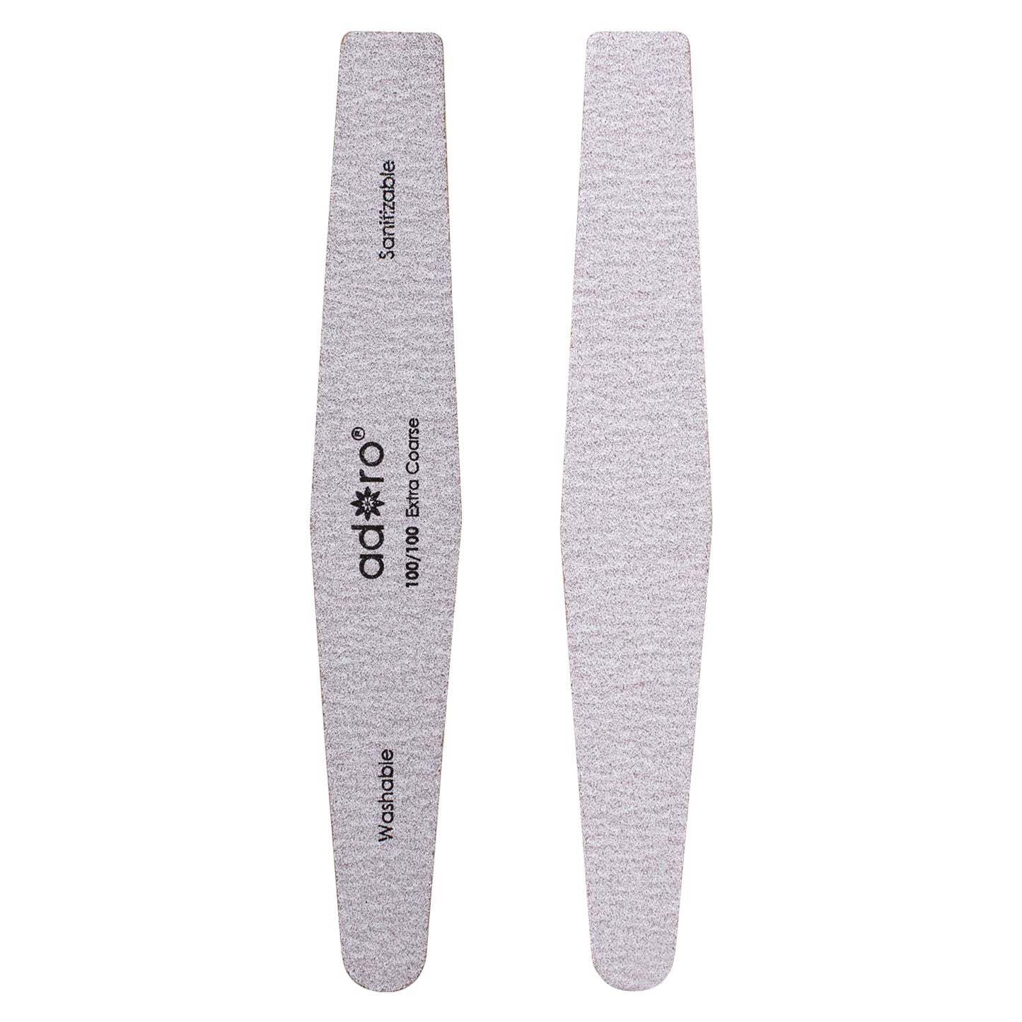 DIAMOND NAIL FILE BLACK GRIT 100/100 : 50PC/PACK