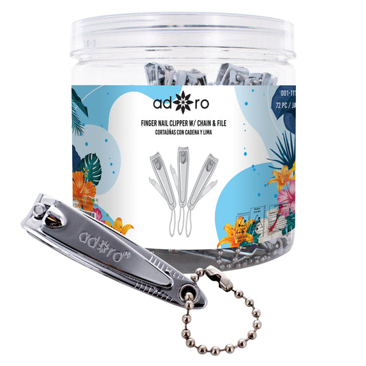 FINGERNAIL CLIPPERS - JAR (72PC)