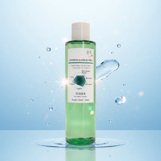 CENTELLA ASAIC-TEA toner bottle – Centella Asiatica + Tea Tree Extract calming toner
