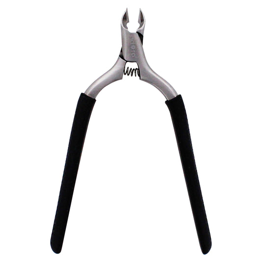 3/4 JAW CUTICLE NIPPER W/ GRIP (BLACK)