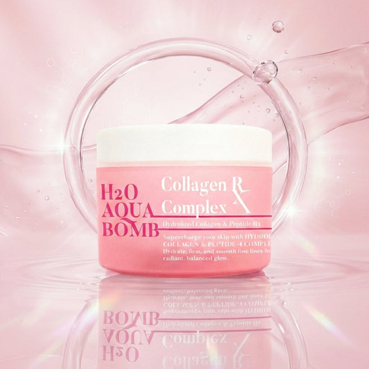 H2O Aqua Bomb - Hydrolyzed Collagen & Peptide RxCOLLAGEN RX COMPLEX (Hydrolyzed Collagen + Peptide-4 Complex) H2O AQUA BOMB Moisturizer