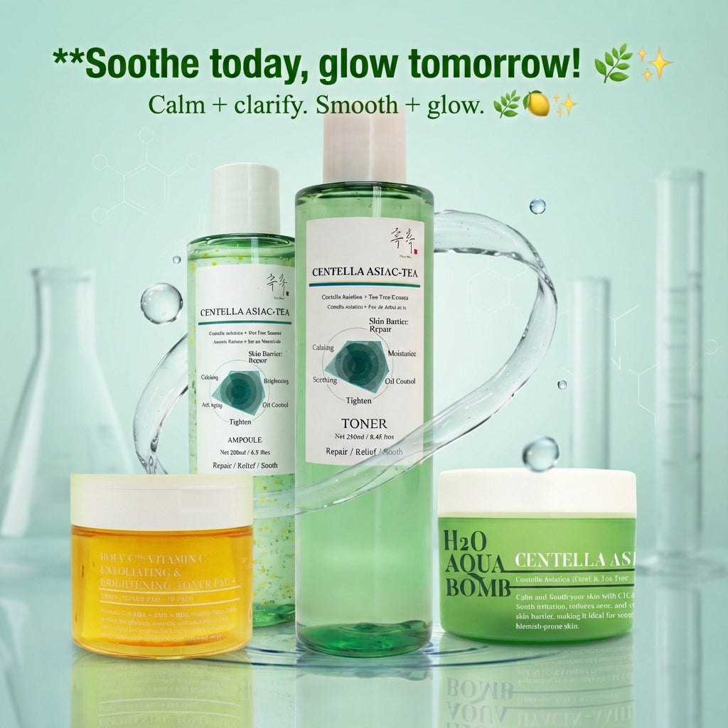 VITAMIN C + BHA + AHA + PHA (Dual-Sided Exfoliating Toner Pads)